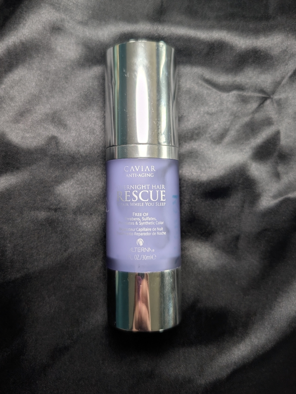 Mini Size Alterna Caviar Anti-Aging Overnight Hair Rescue - Purple